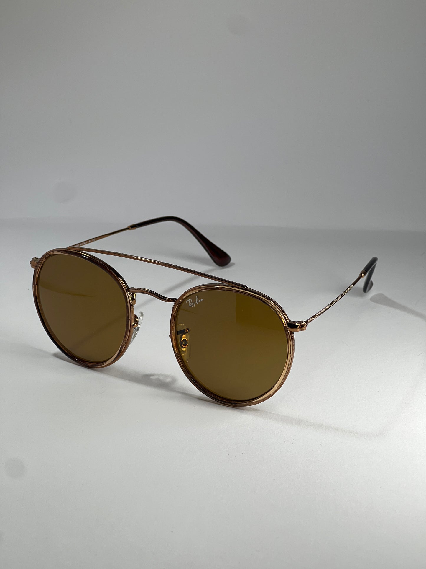 Lunettes de soleil Ray-Ban Round Double Bridge RB3647N