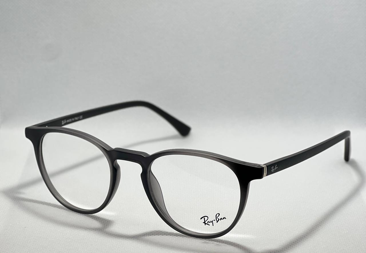 Black Gradient round ReyBan clip on sunglasses