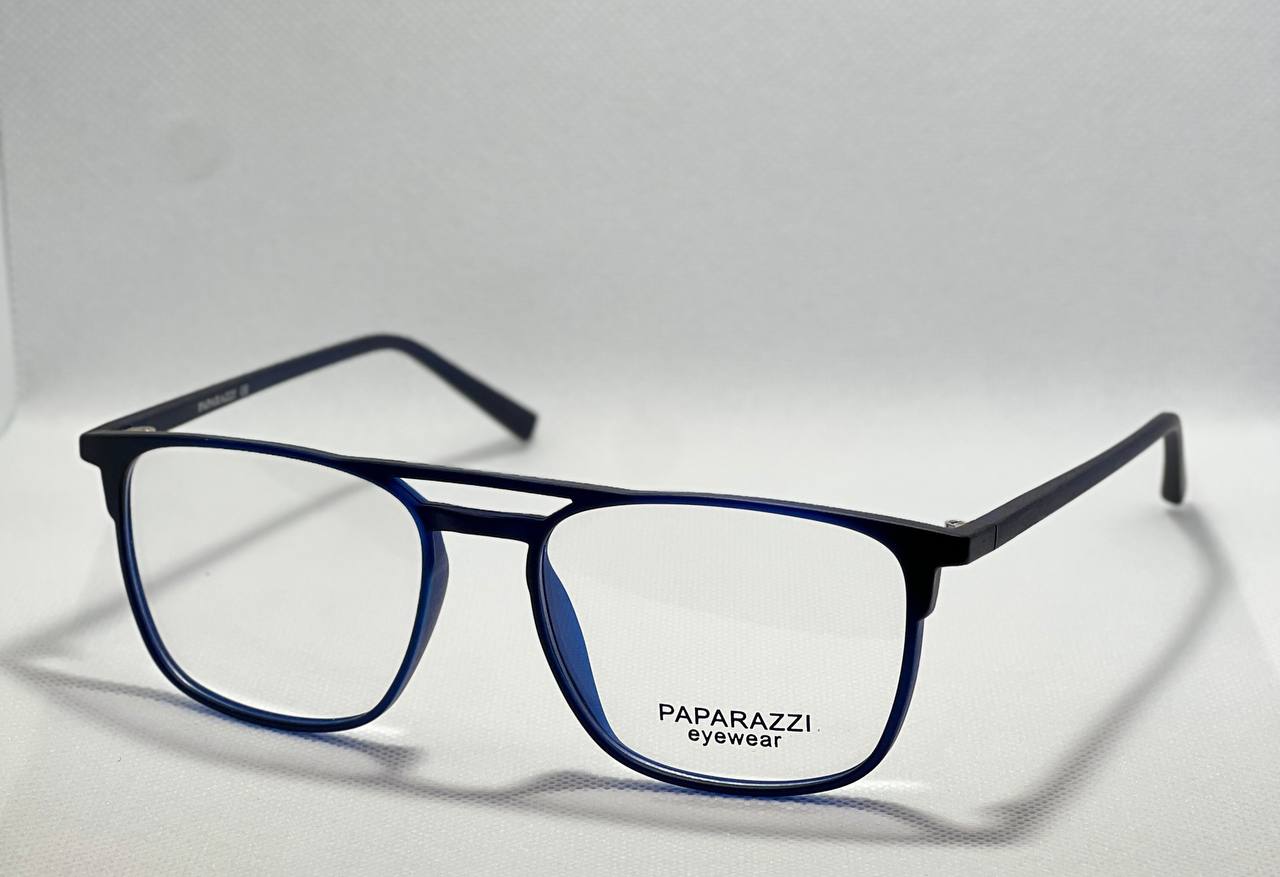 Navy Blue Paparazzi clip on sunglasses