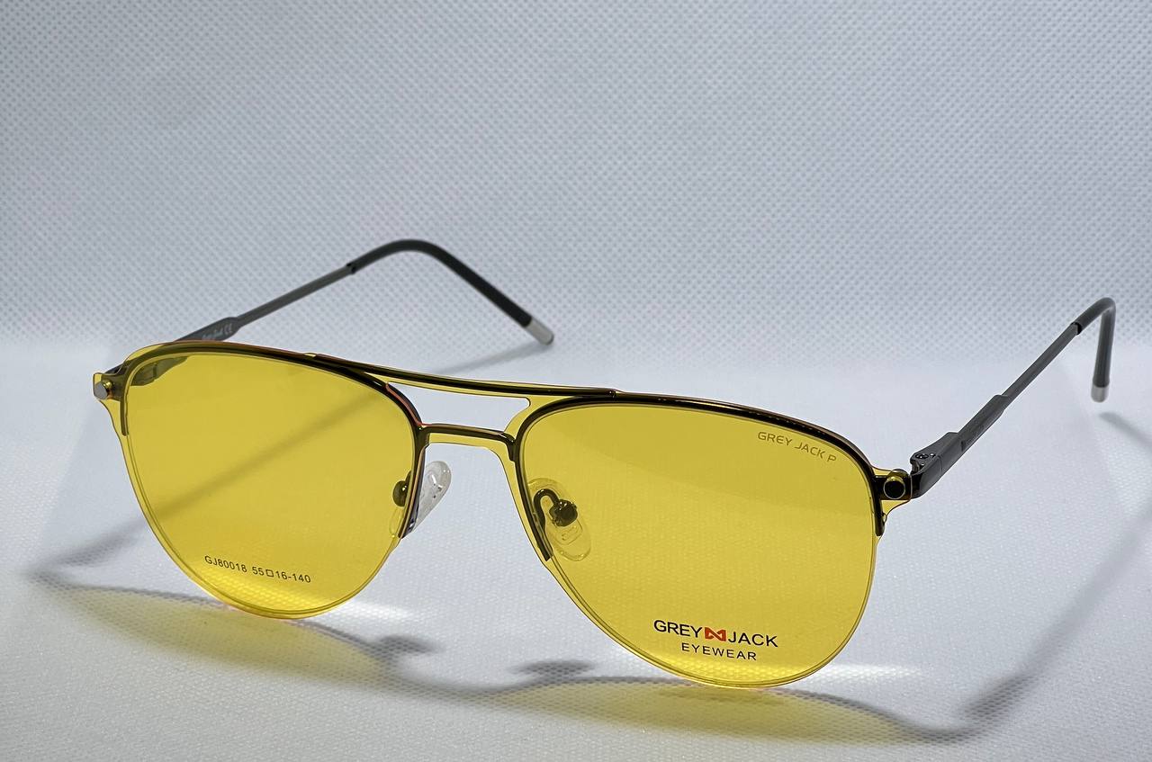 Aviator GreyJack clip on sunglasses