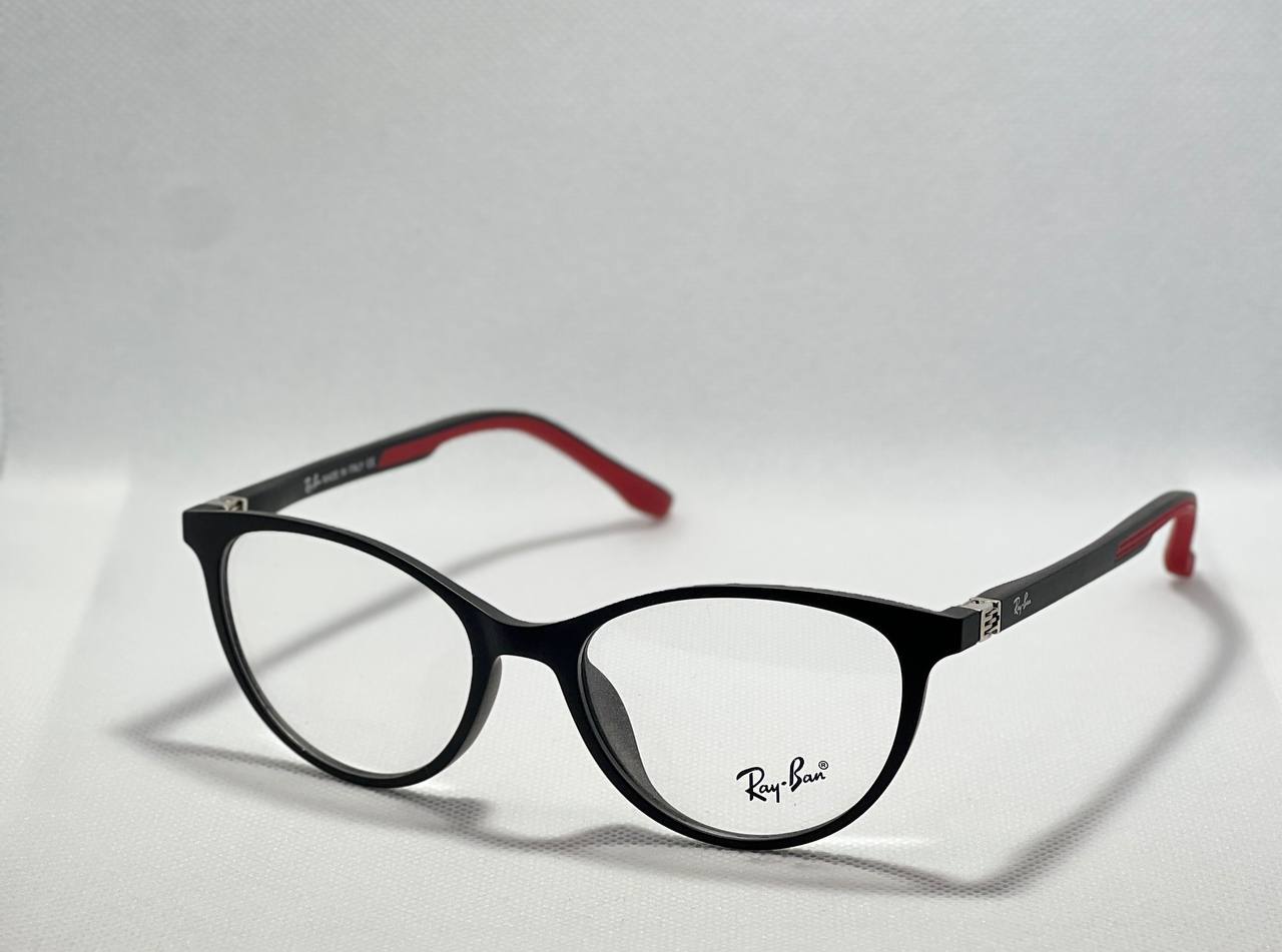 Black Red ReyBan clip on sunglasses
