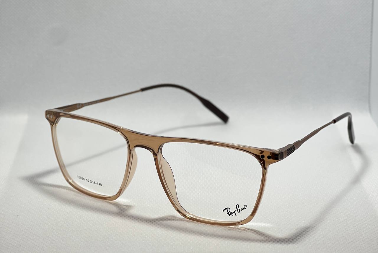 Brown RayBan clip on sunglasses