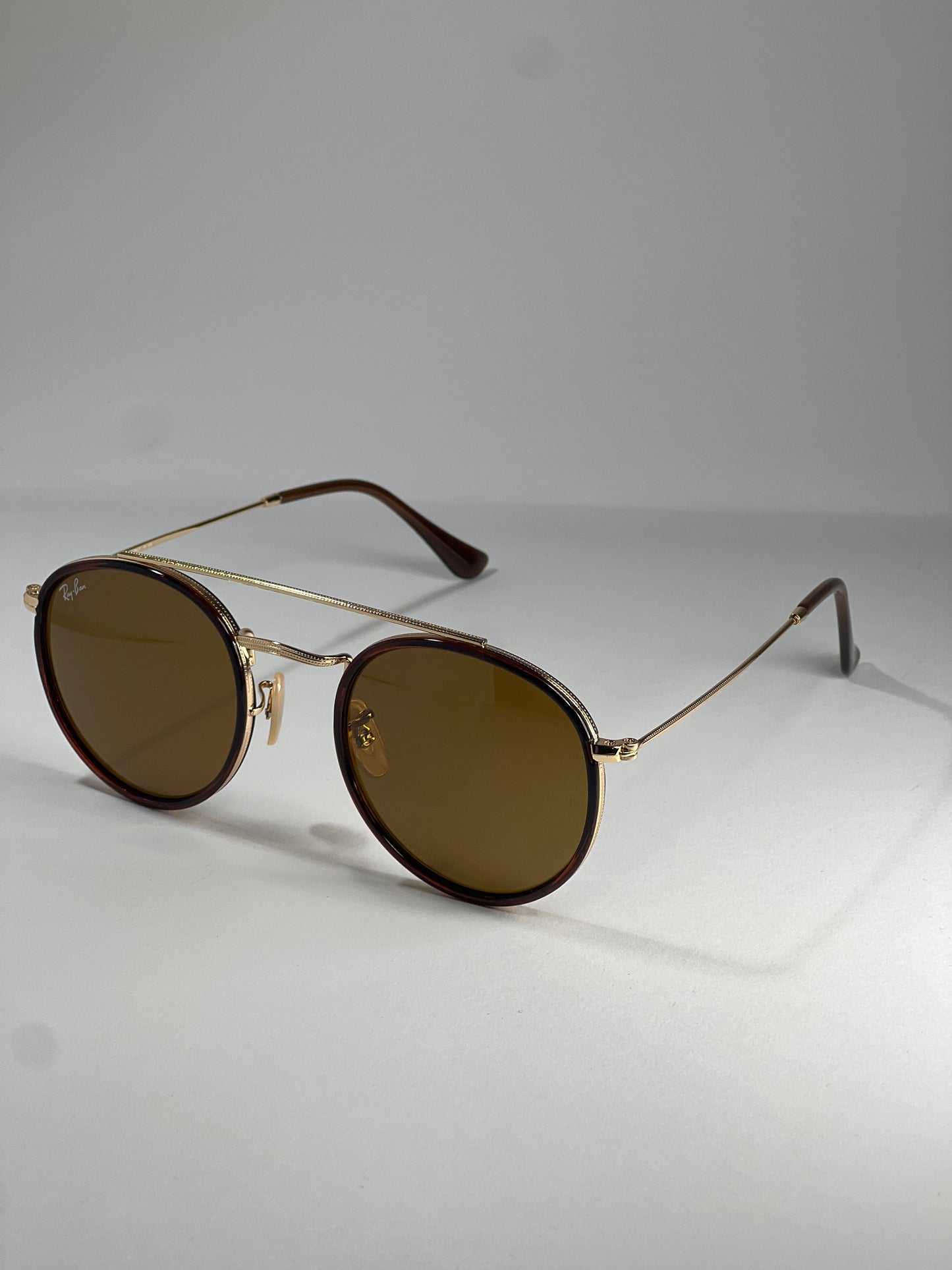 Lunettes de soleil Ray-Ban Round Double Bridge RB3647N
