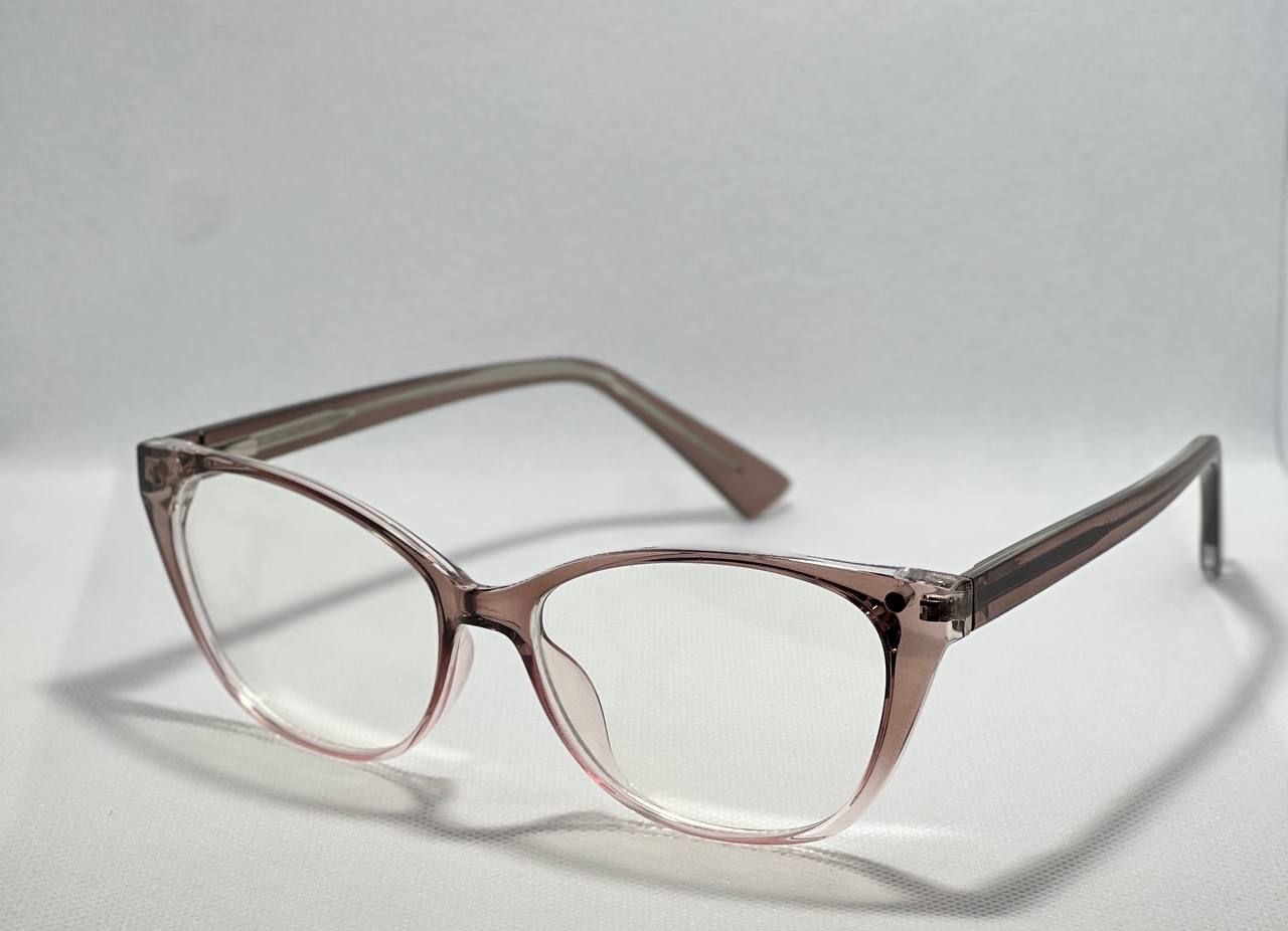 Transperant Brown LEKE clip on sunglasses