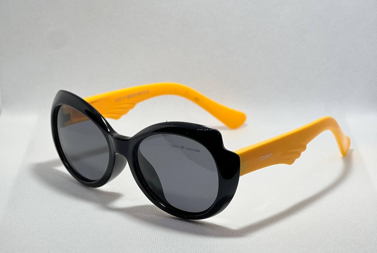 Tommy Black Yellow Kids Sunglasses